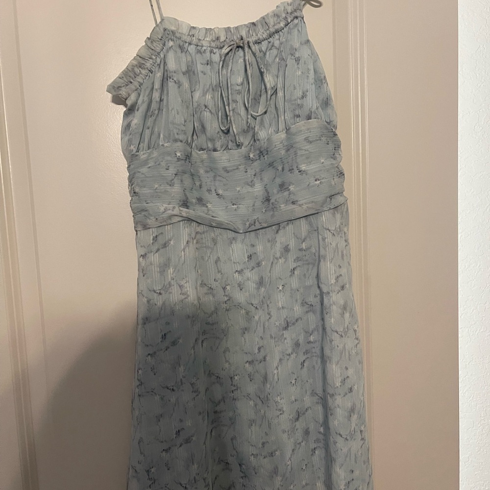 Light Blue spaghetti strapped Dress